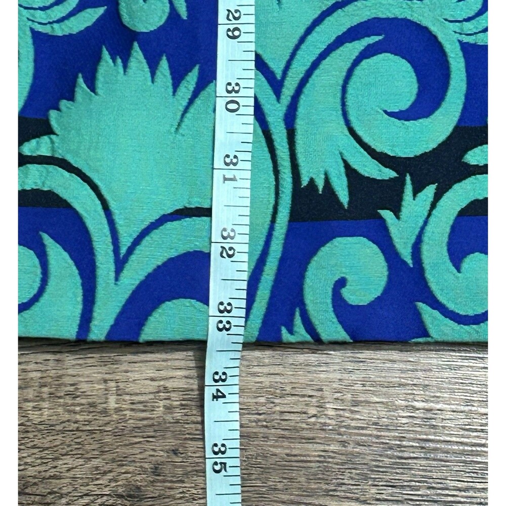 J.Crew Blue & Green Baroque Scroll Sheath Dress – Style G1061 (Spring 2017) - Picture 6 of 13